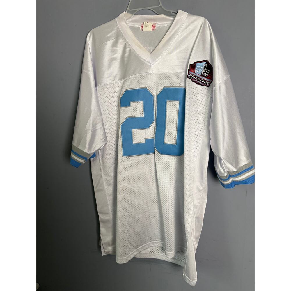 Mitchell & Ness Barry Sanders 1994 Detroit Lions HOF Patch Jersey Men’s Size 56